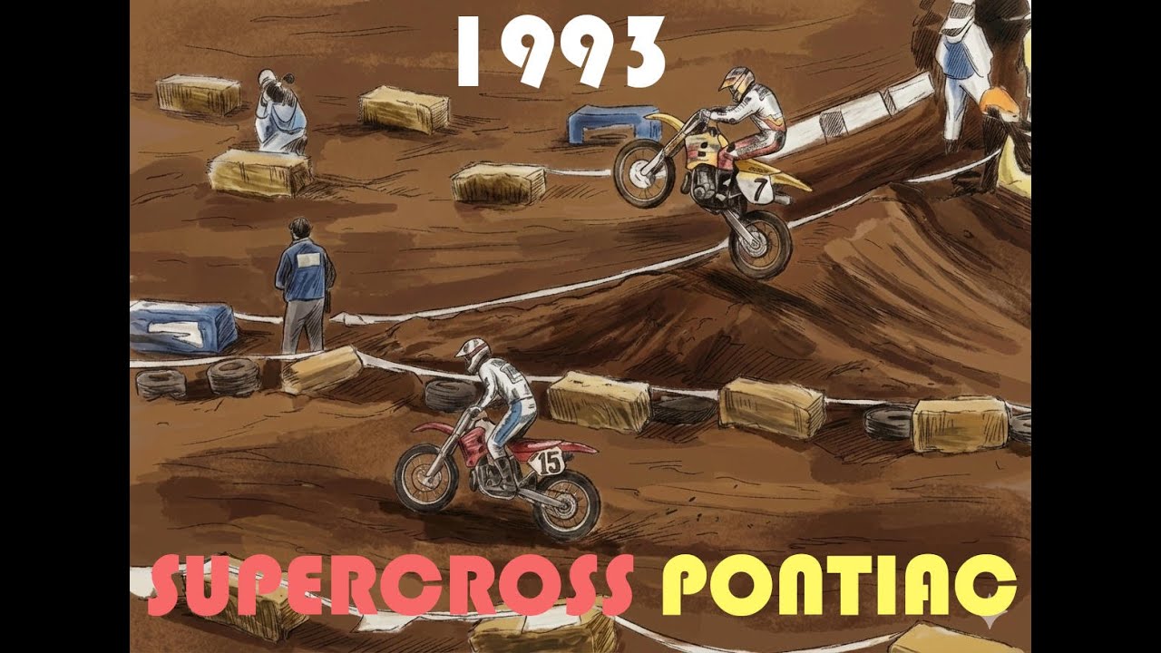 1993 SUPERCROSS PONTIAC MCGRATH COOPER CRAIG STANTON BRADSHAW