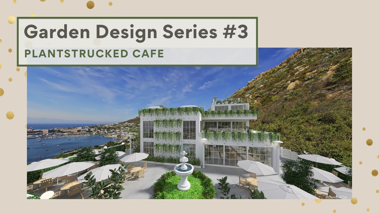 PLANTSTRUCKED CAFE |  Interior Design Inspiration: A 3D Visualization | Garden Design Series #3