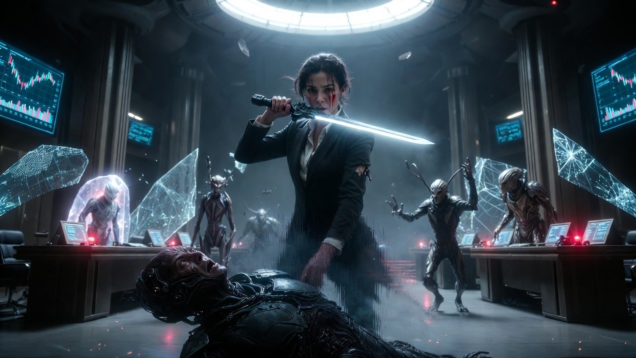 Aliens Tried to Kill the Human Ambassador… She Caught the Knife and Killed the Assassin in 2 Seconds