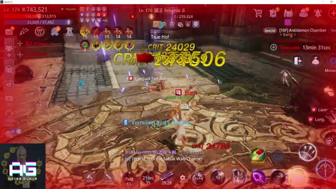 St Seiya Vs Rebenta (Old Jin) | Insane Seeking bolt - Mir4