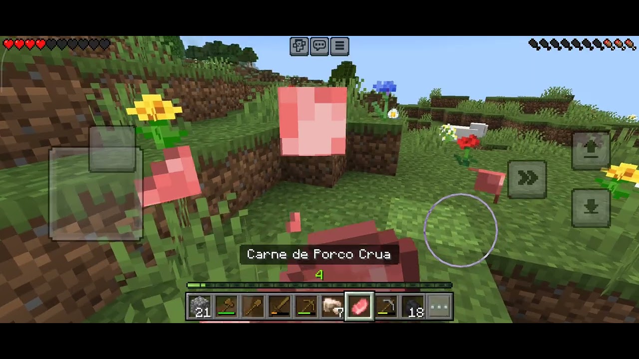Episódio 3 de Minecraft sobrevivência #minecraft #sobrevivência #roblox 