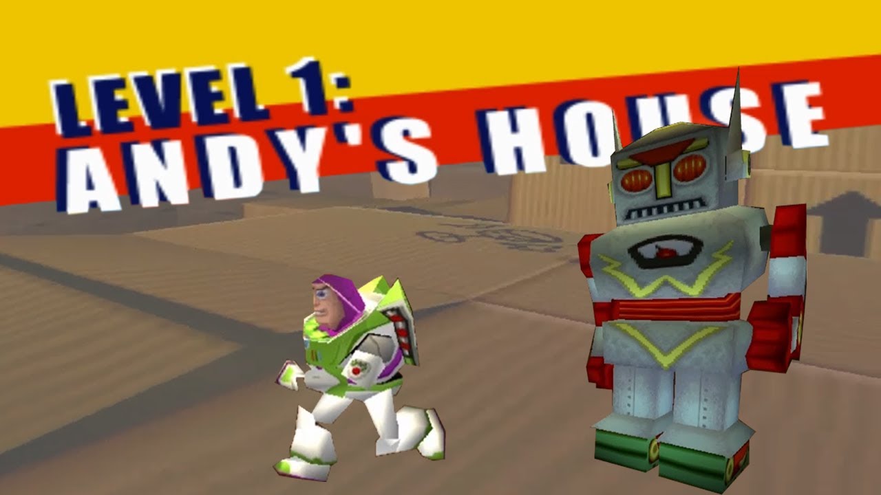Toy Story 2 Walkthrough Level 1: Andy's House (HD)