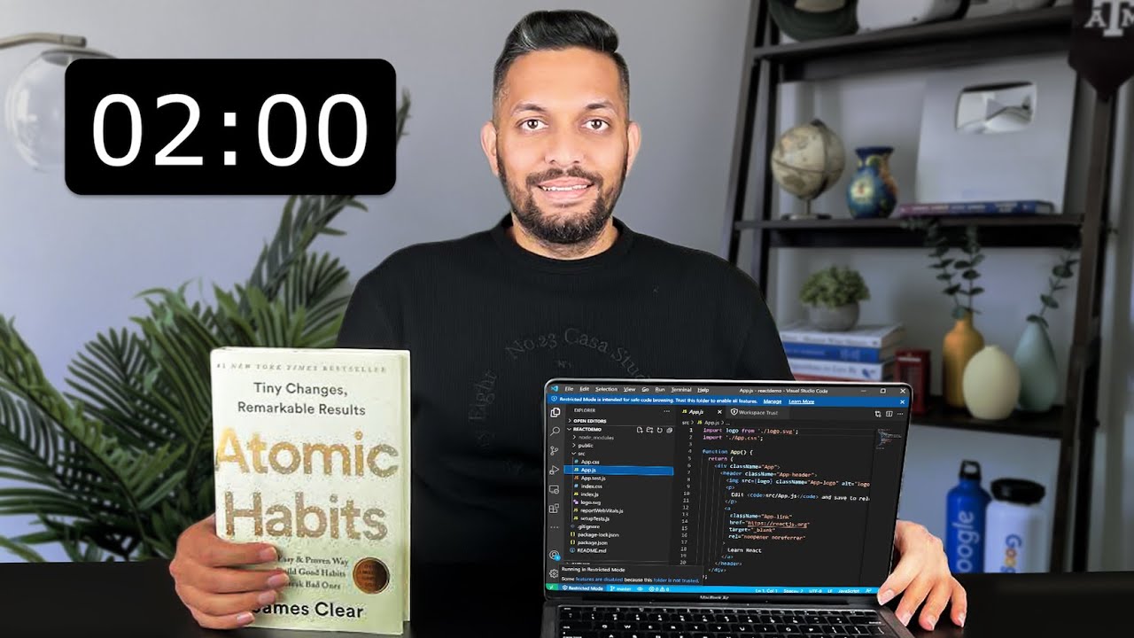 Правило двух минут для изучения программирования — Atomic Habits