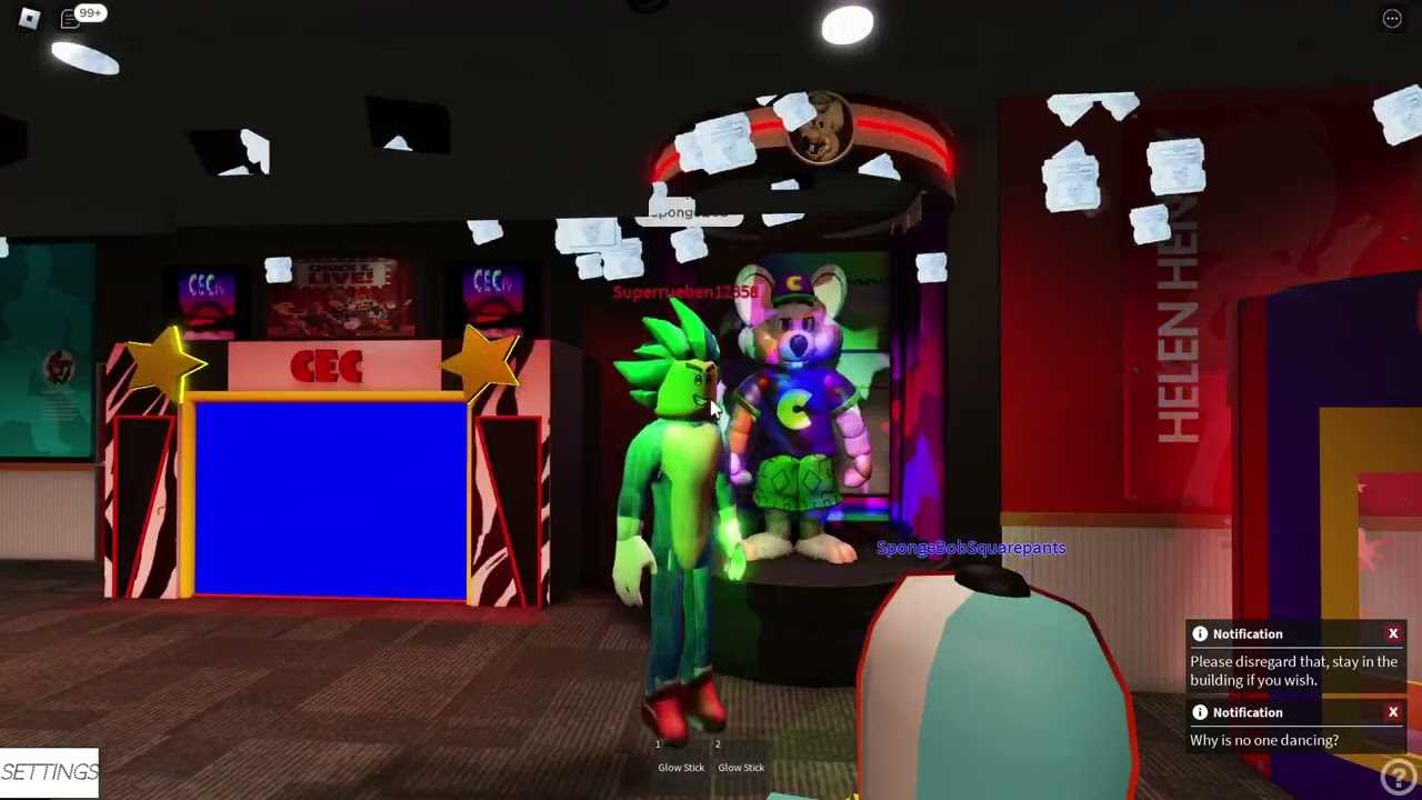 (Roblox) Chuck E. Cheese's Jackson, TN, Stay positive!