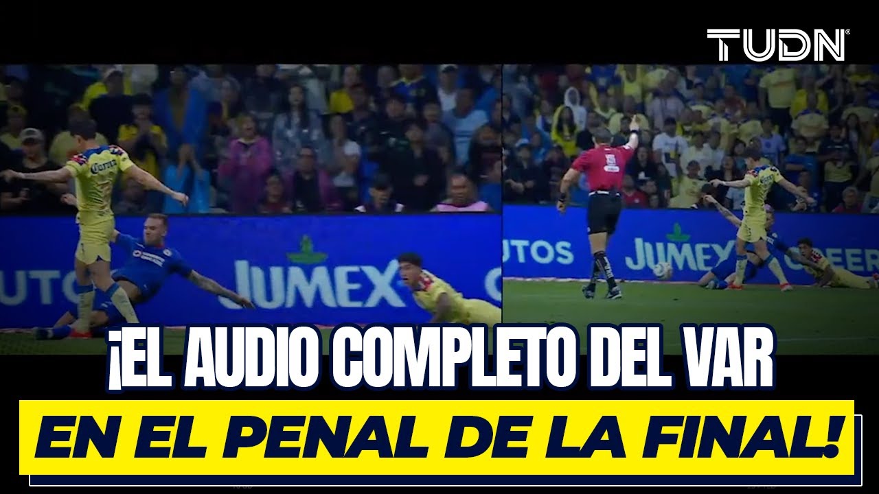 ¡Listos los audios del VAR! ¡Así llegaron a la conclusión de que era penal para el AMÉRICA! | TUDN