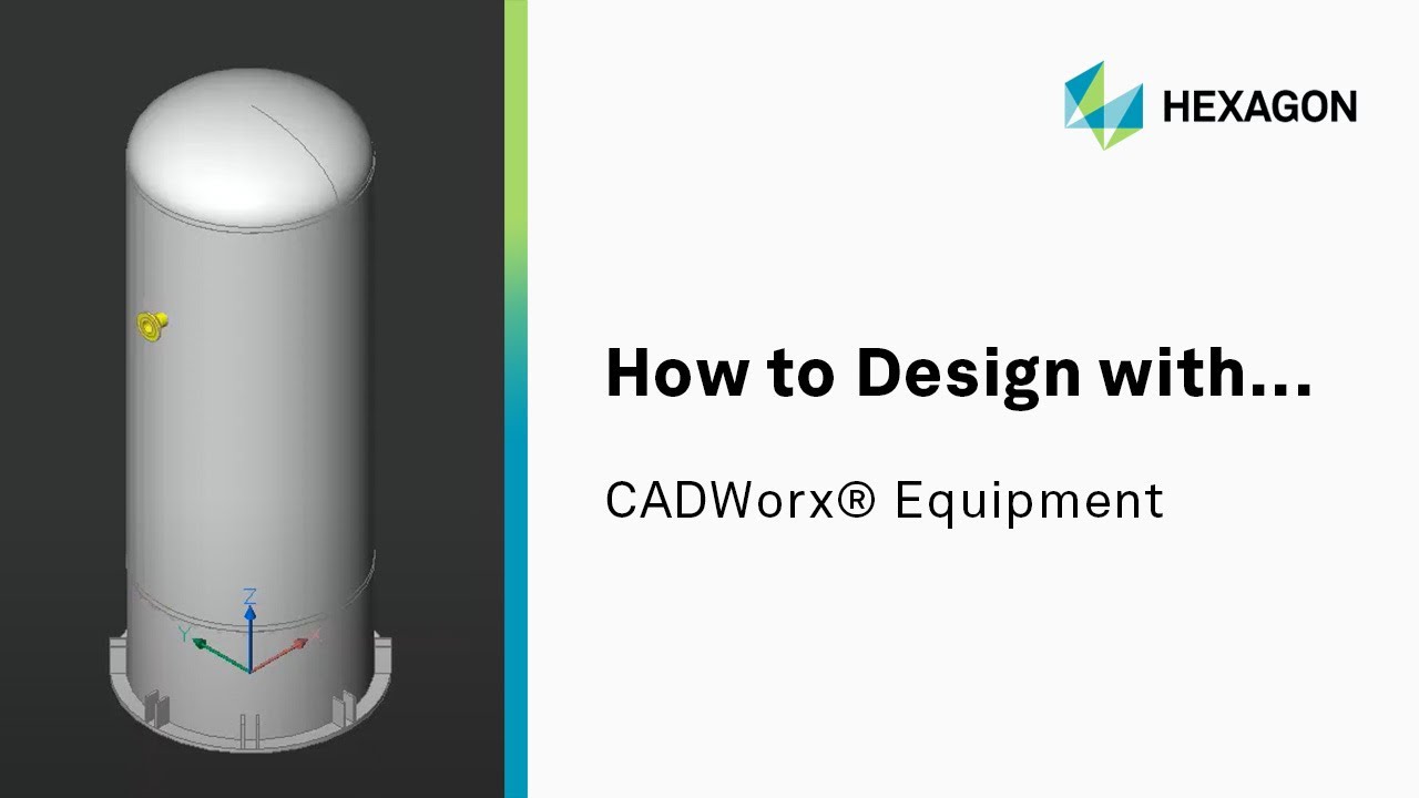 How  To Design with CADWorx® Equipment