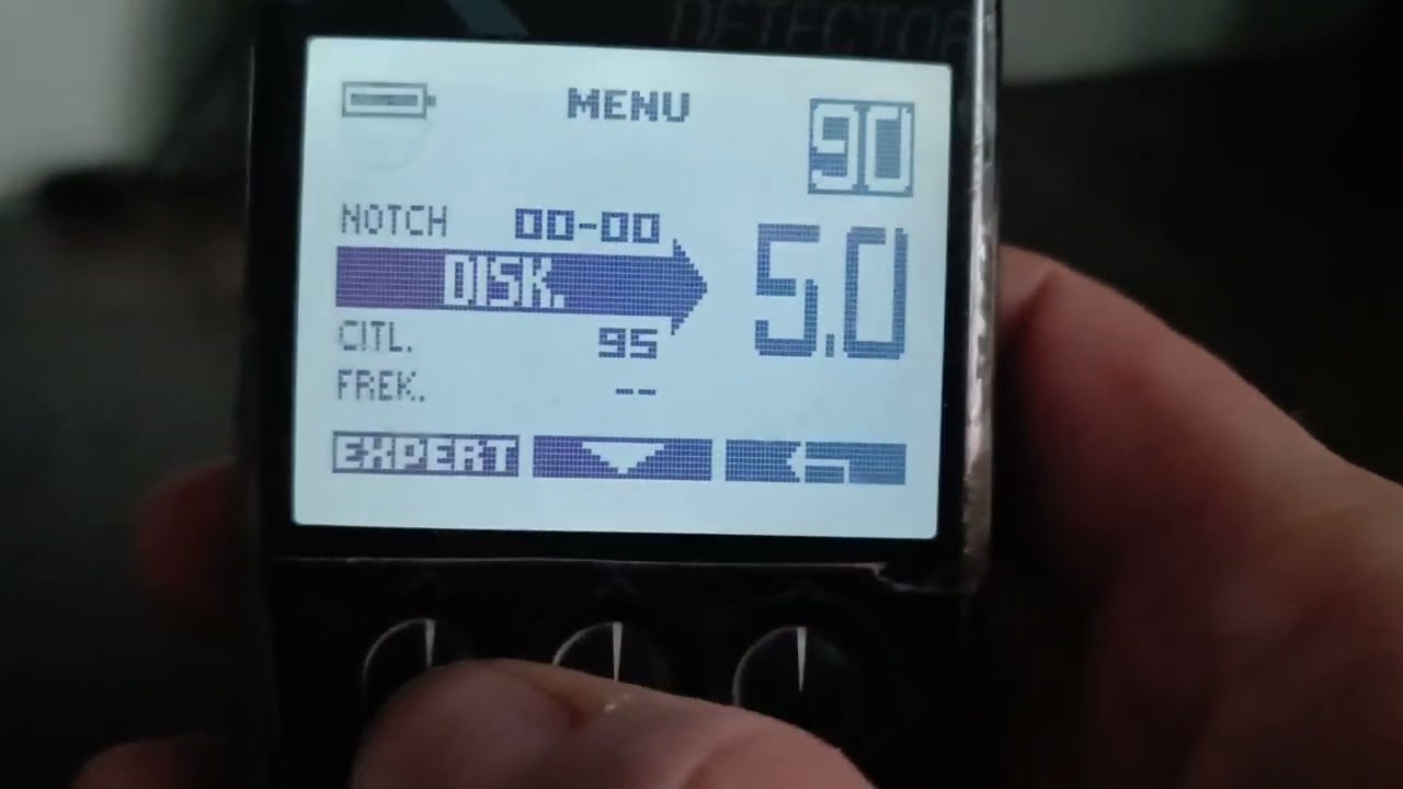XP Deus 1 Nastaven&iacute; Breaktone.