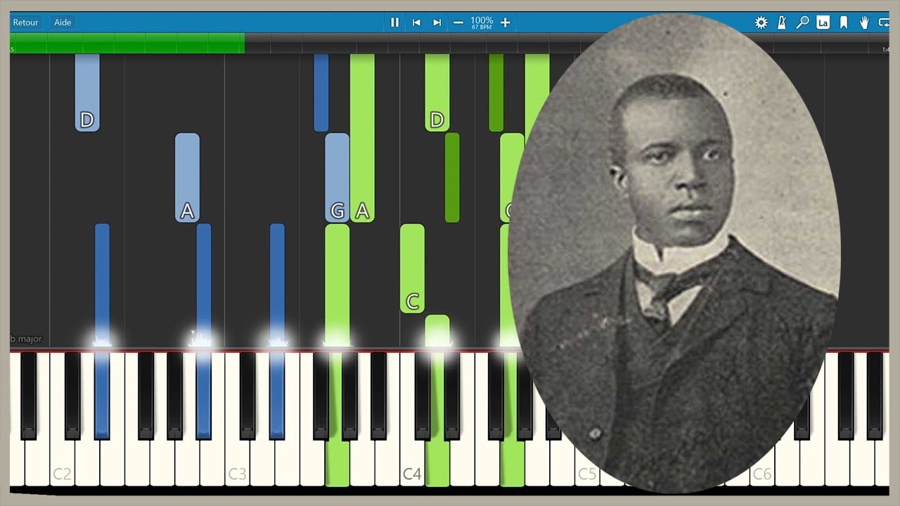Gladiolus Rag - Scott Joplin [PIANO TUTORIAL + SHEET MUSIC]