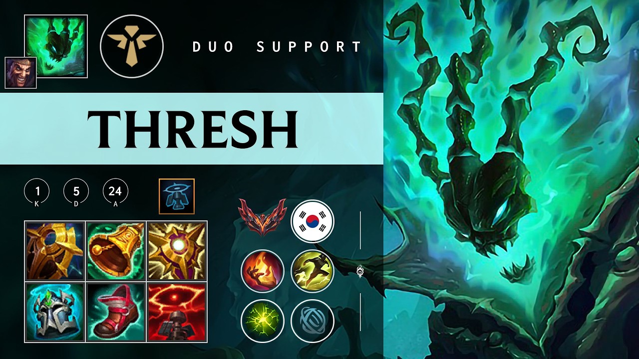 Thresh Support vs Elise - KR Grandmaster Patch 26.05