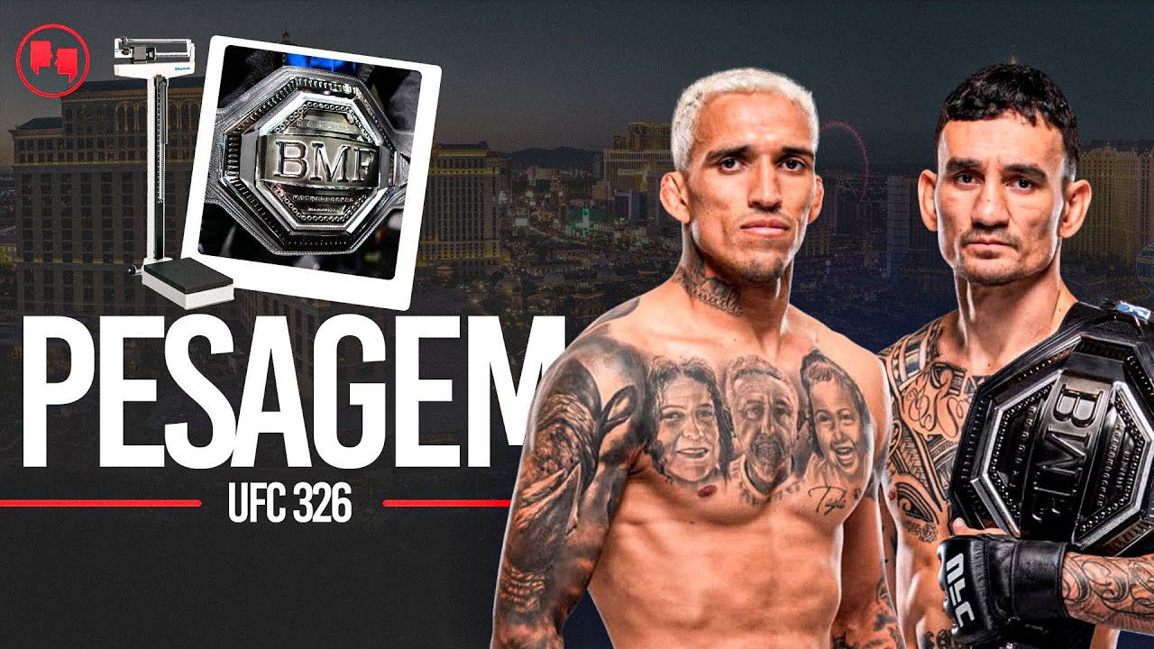 CHARLES DO BRONX vs MAX HOLLOWAY! PESAGEM AO VIVO!