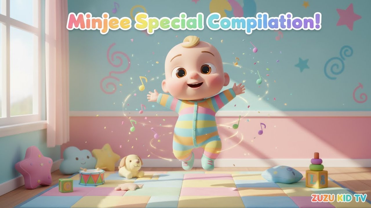 Minjee Special Compilation – Nursery Rhymes, Toddler Fun, and Learning with Zuzu