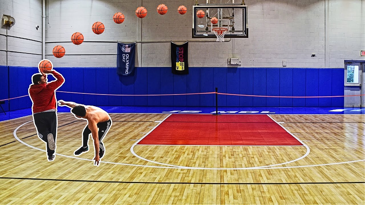 Score On Me, You Get $100 vs TRASH TALKERS! *BASKETBALL CHALLENGE*