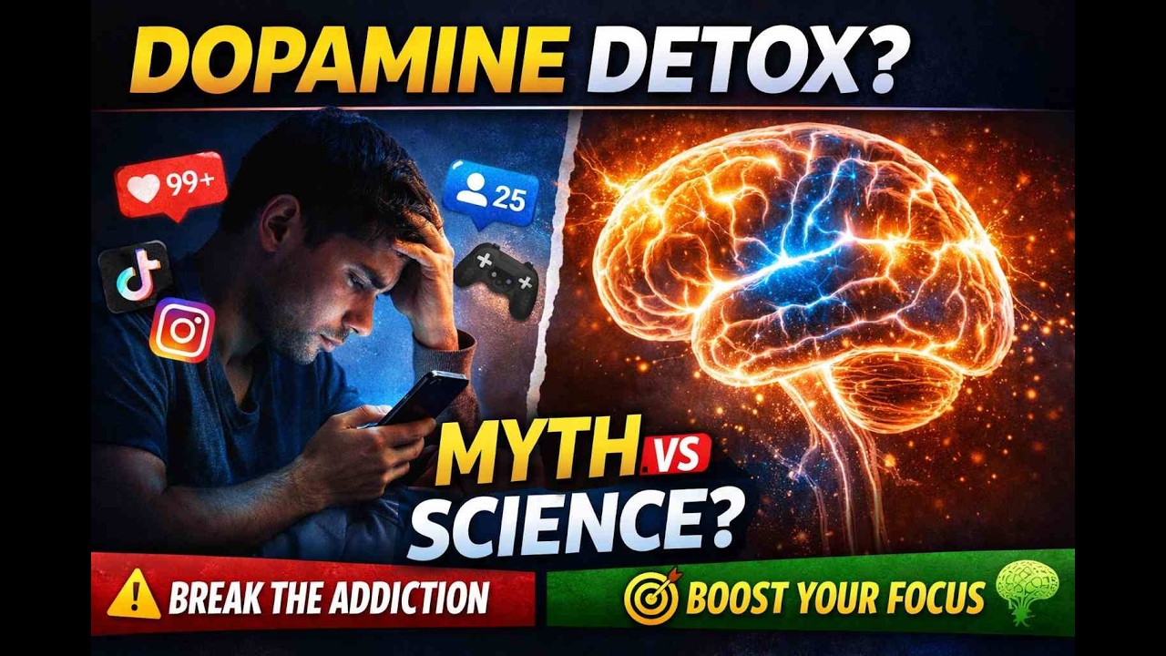 👉 Dopamine Detox Reality 🧠 | Brain Reward System Explained | Focus & Addiction Science (Hindi)