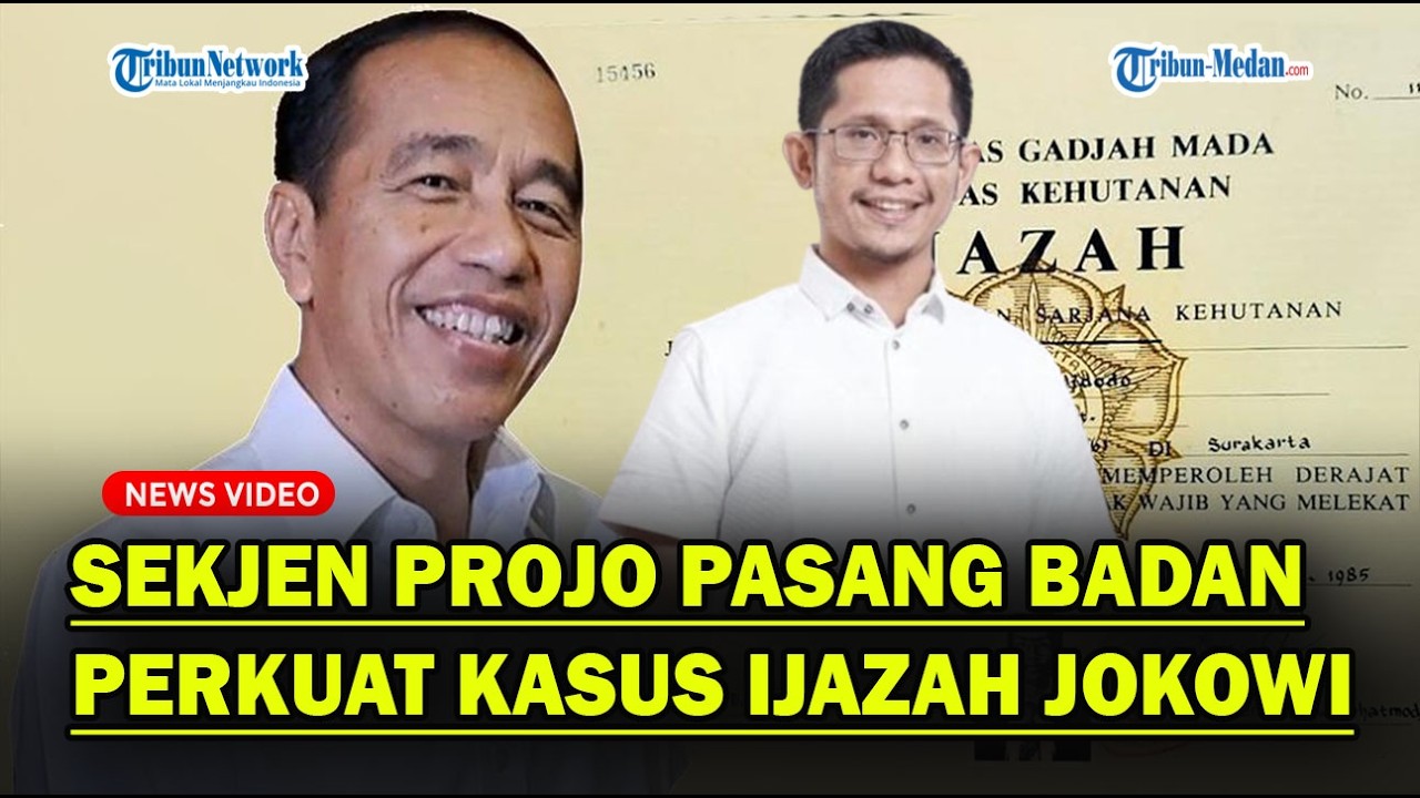 SEKJEN PROJO Pasang Badan Perkuat Kasus Ijazah Jokowi❓