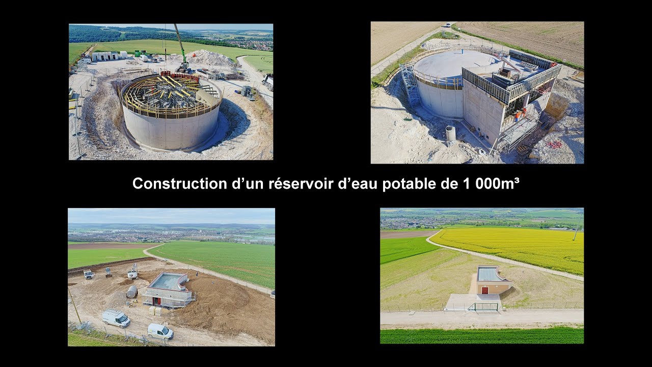 Construction d'un réservoir de 1 000 m³ pour le SIELL à Dieue-Sur-Meuse par CATTANEO / BERTHOLD 2024