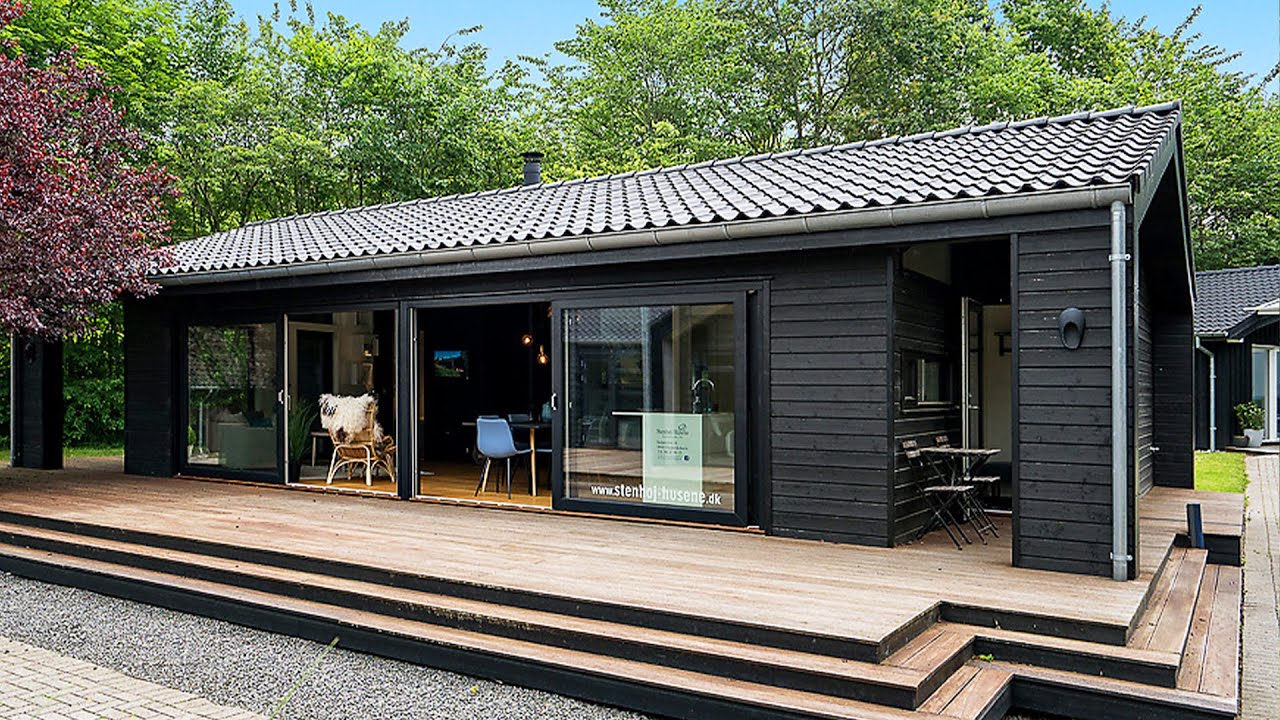 World's Most Beautiful BLACK LINE Cottages from Stenhoj Husene