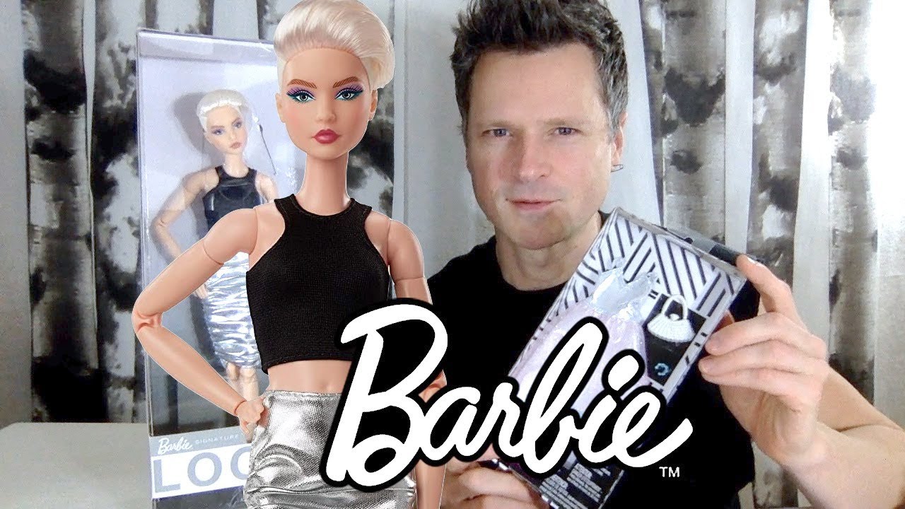 BARBIE SIGNATURE LOOKS MODEL 8 ORIGINAL DOLL UNBOXING REVIEW COMPARISON REDRESS HCB78