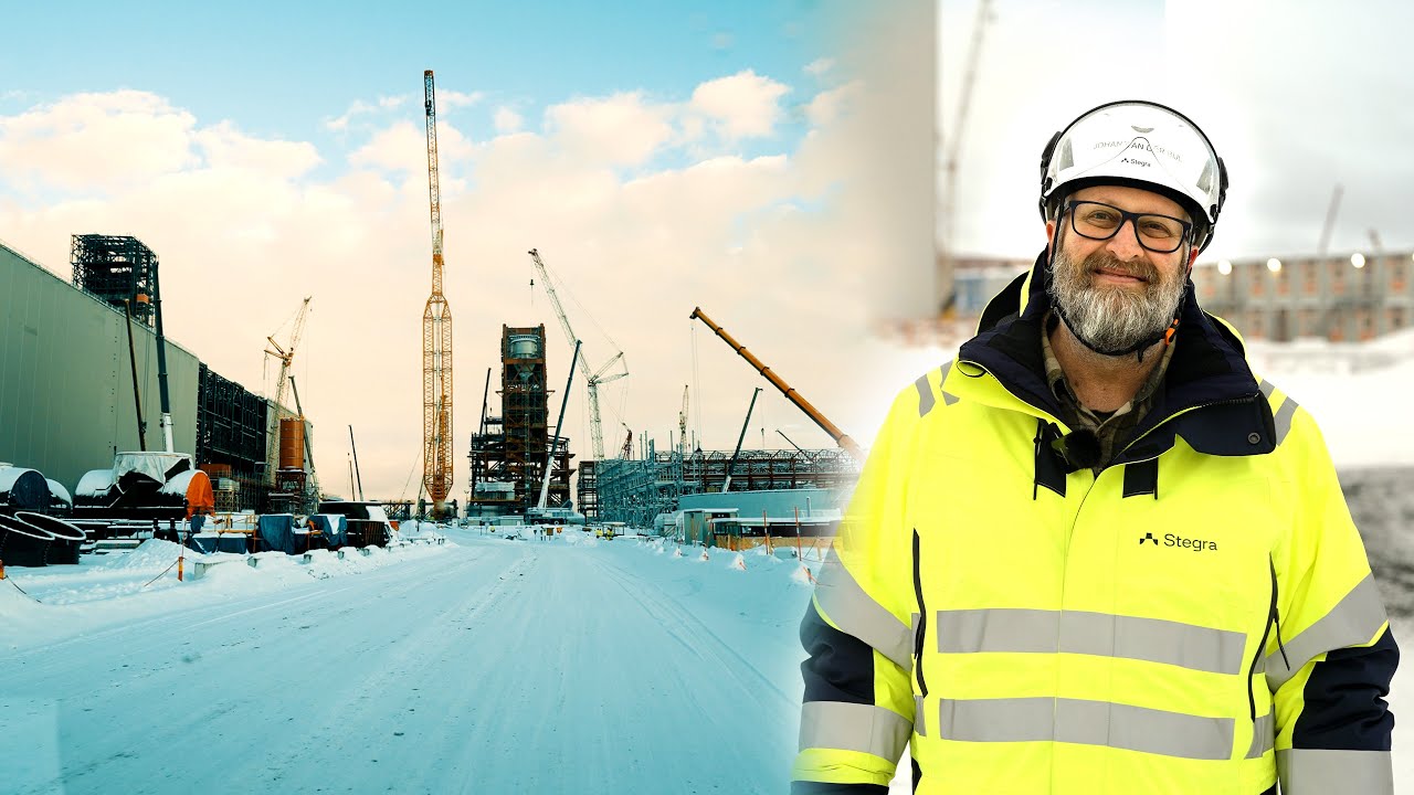 Följ med till bygget av Sveriges nya gröna stålverk