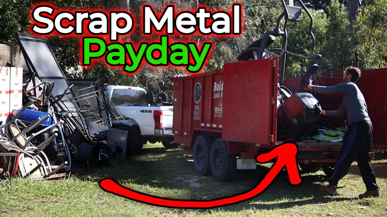 Scrap Metal Payday! How collecting scrap metal helps my junk removal business