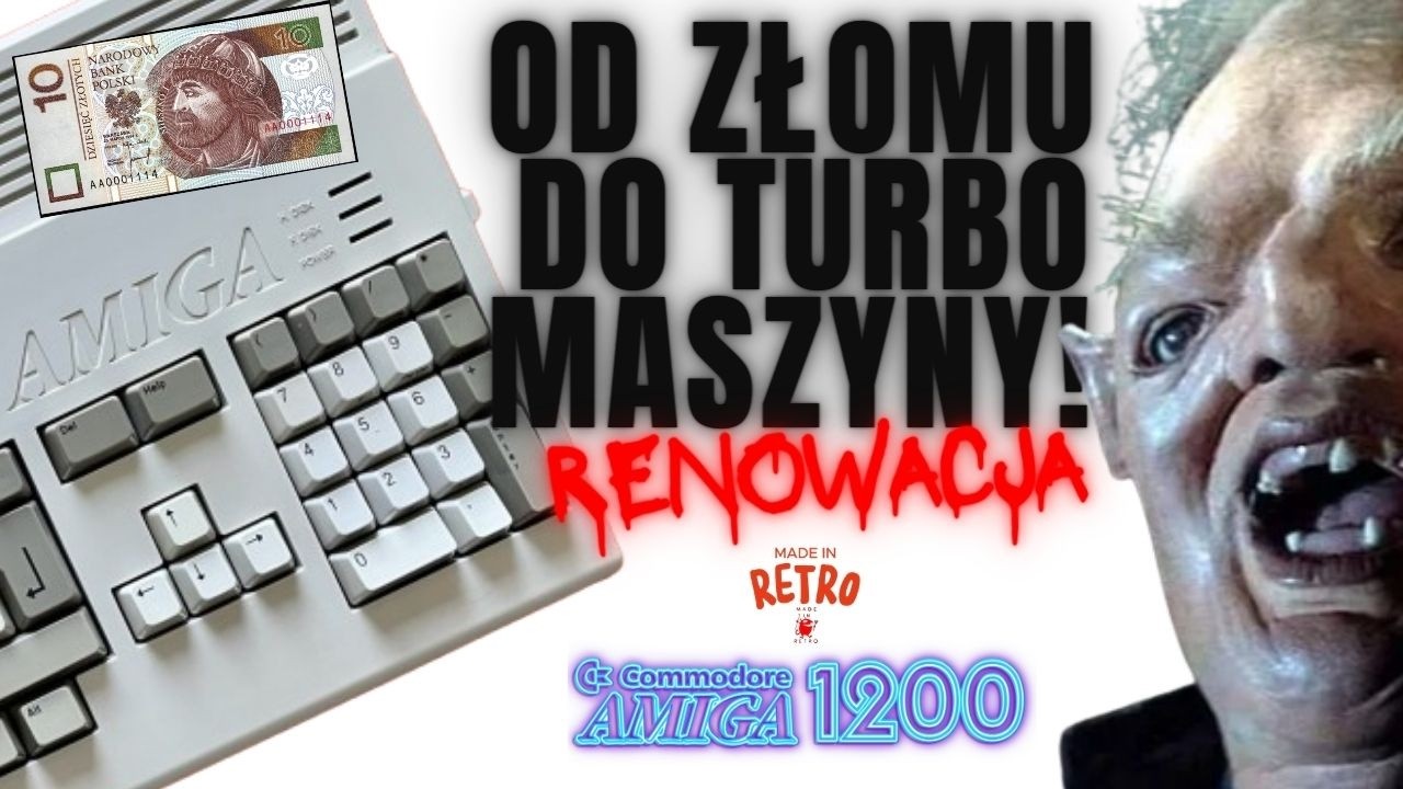 Amiga 1200 za 10 zł &ndash; od złomu do turbo maszyny! RENOWACJA