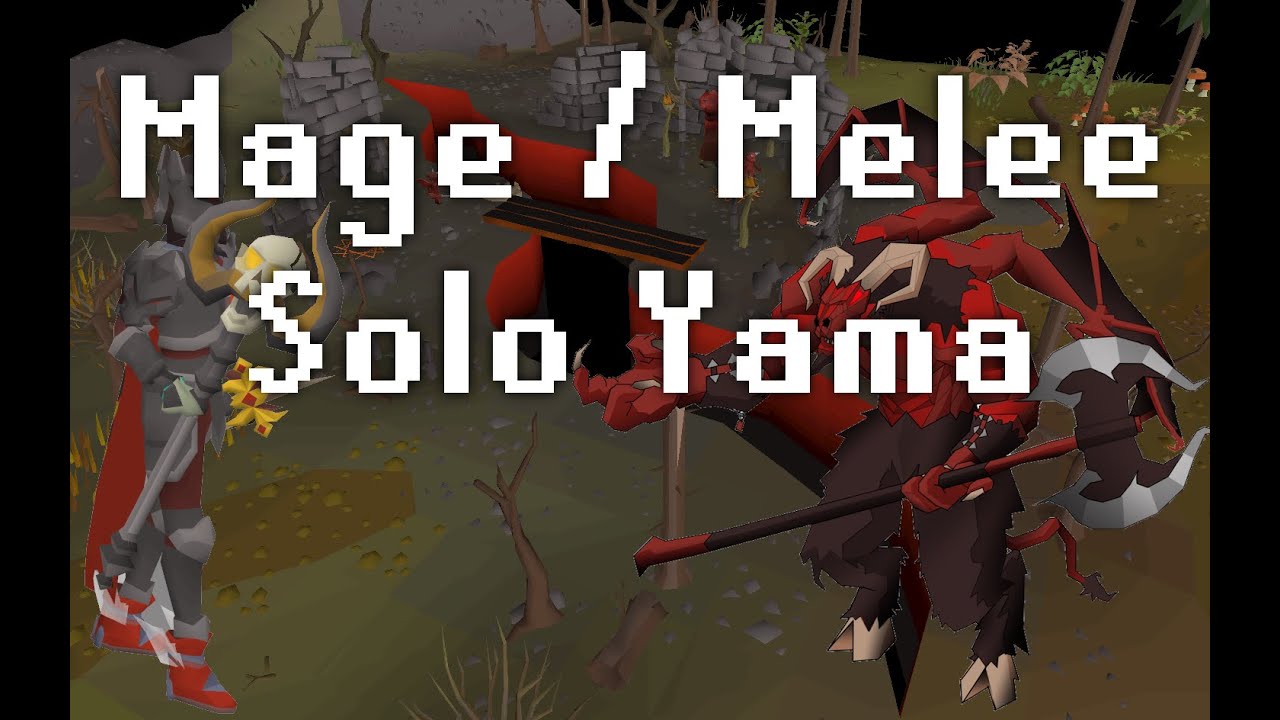 Mage/Melee Solo Yama - 4 Kill Trip - Half Donofly/Purge P3 - Tile Marker Export/Info in Desc - 9+kph