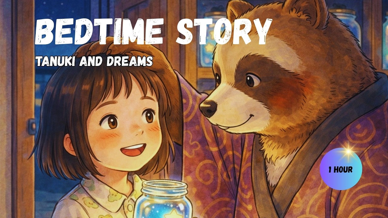 Tanuki’s Dream Shop 🌙✨ Japanese Lullaby & Sleep Music (1 Hour)