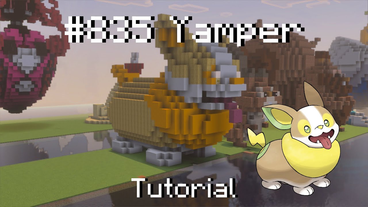 How to build a Pokémon Yamper in Minecraft (Tutorial)