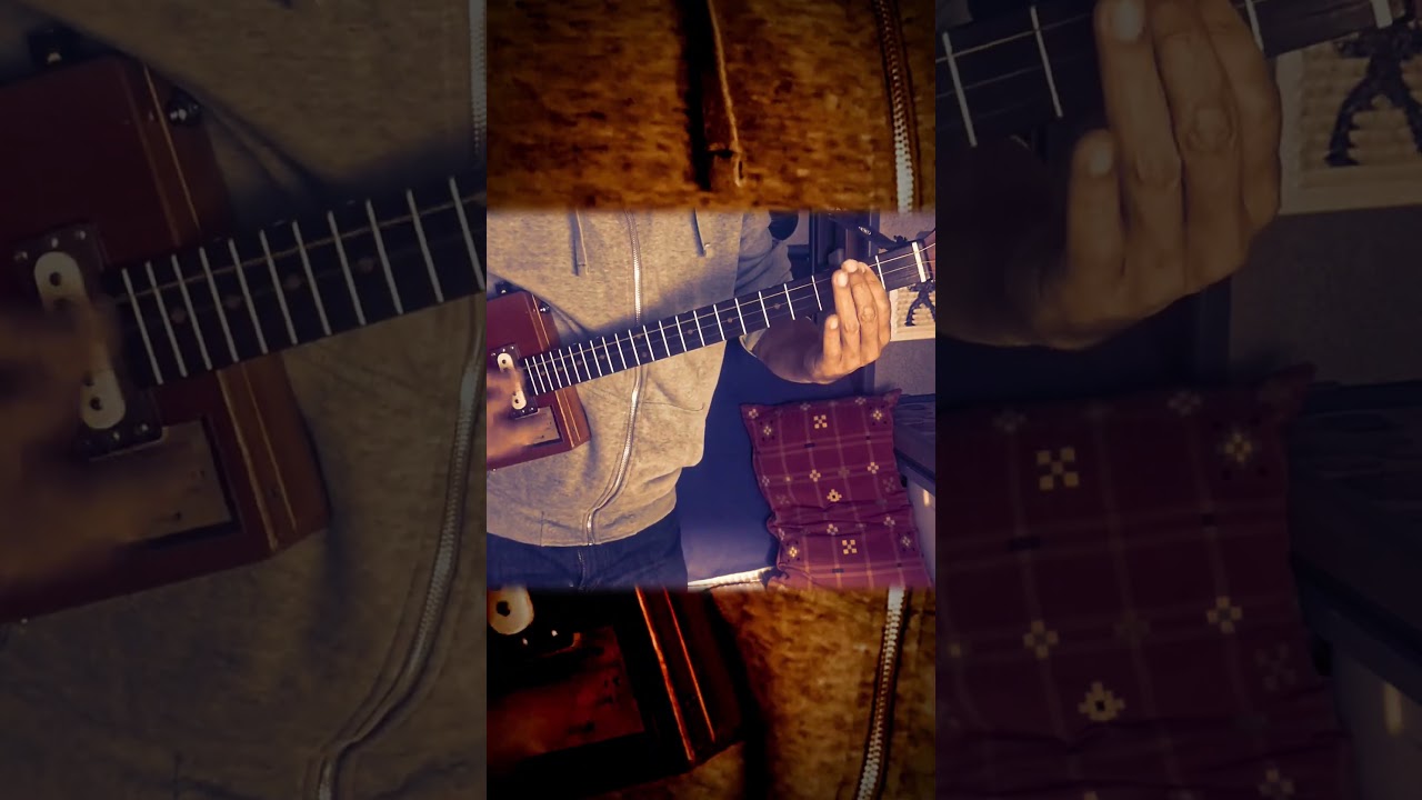 Contagious Riff on Cigar Box Guitar, Lonely Boy (Black Keys)