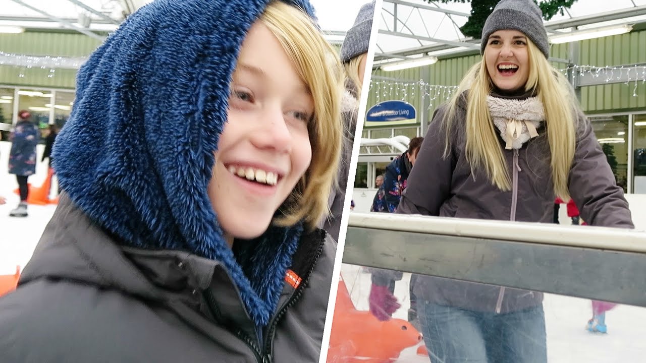 RAVEN'S FIRST TIME ICE SKATING