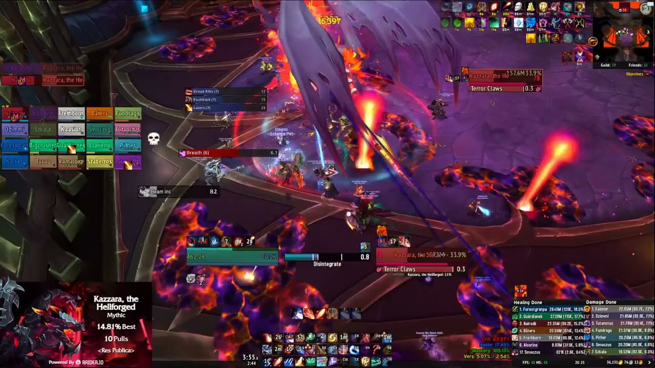Res Publica vs Kazzara, the Hellforged (Mythic) | DEvoker POV