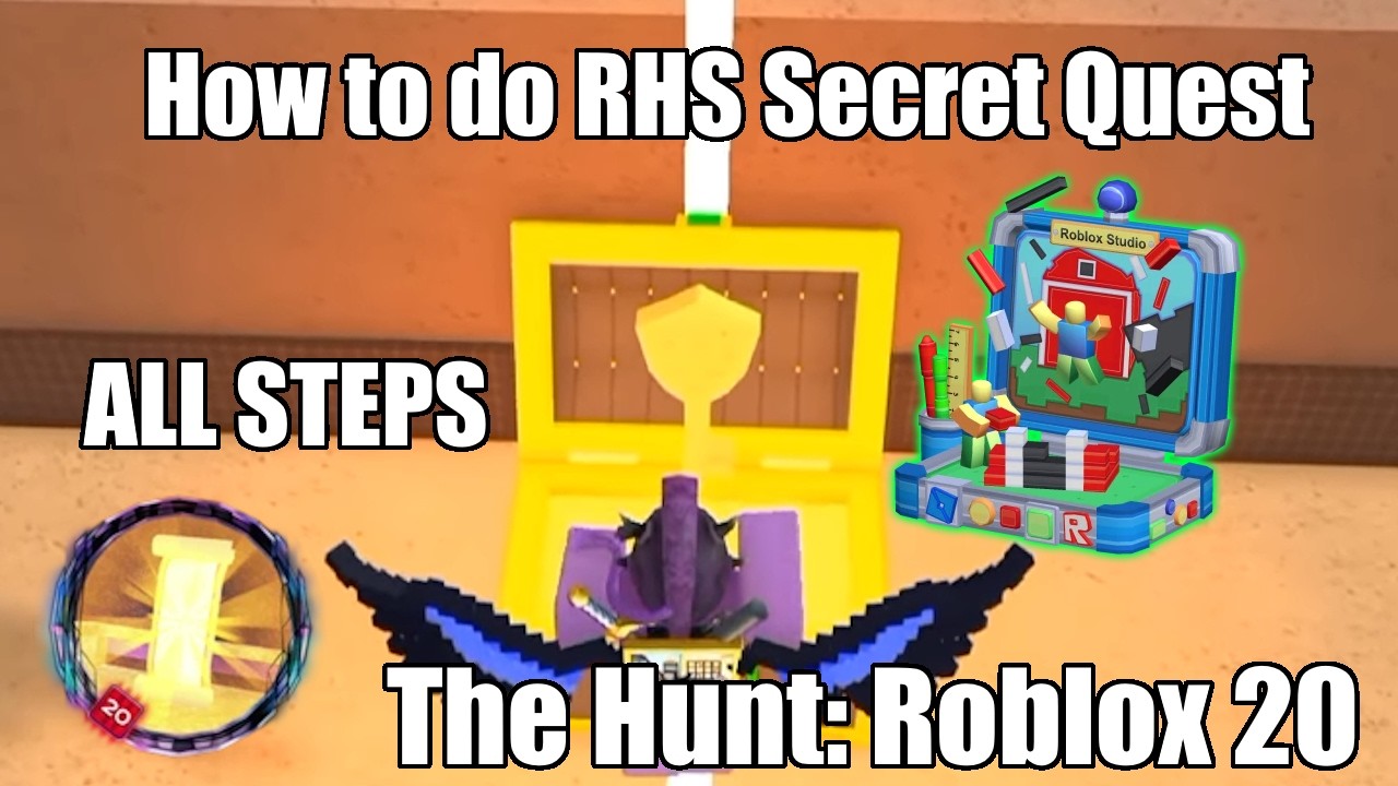How to do the Roblox High School Secret Quest in The Hunt: 20 | ALL STEPS | Secrets from the Vault