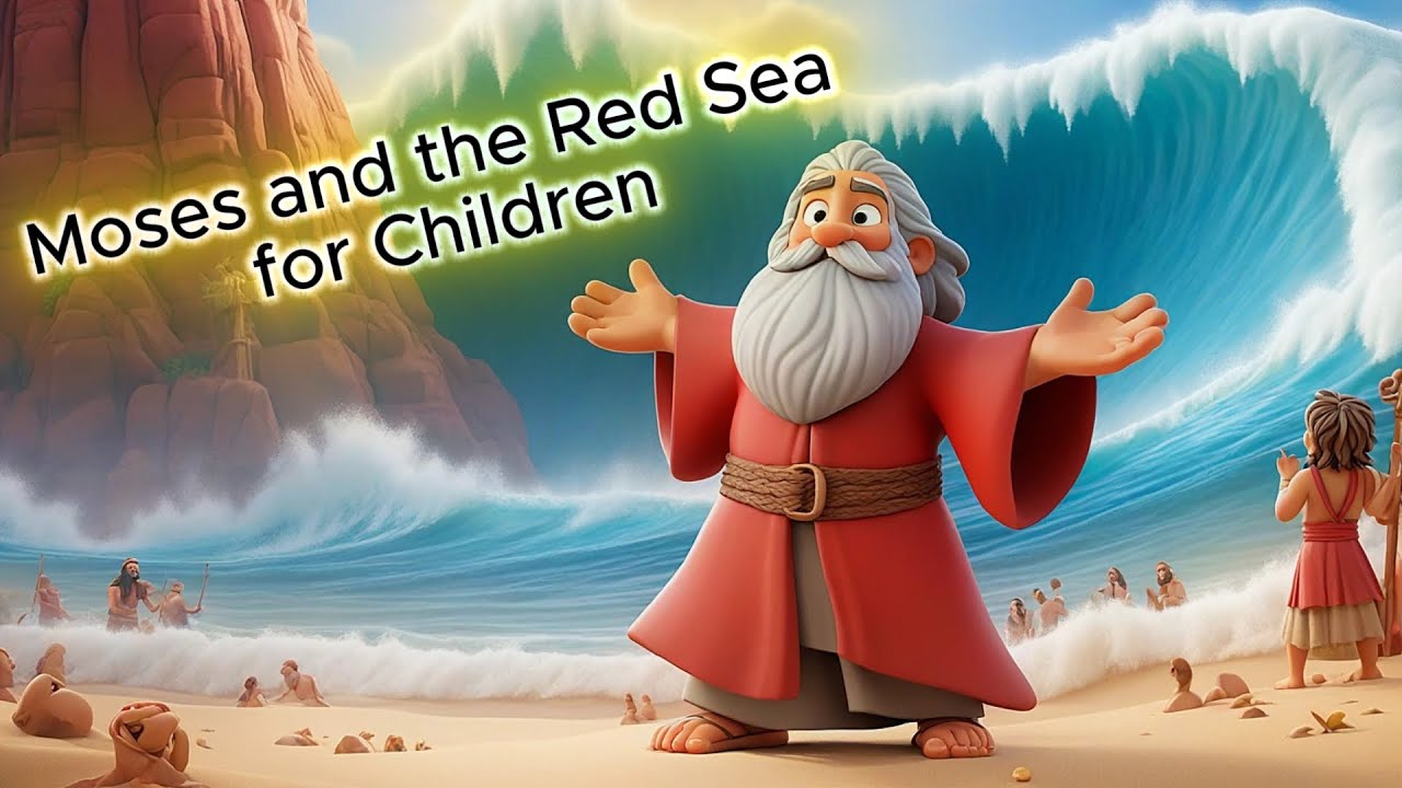 Moses and the red sea for children