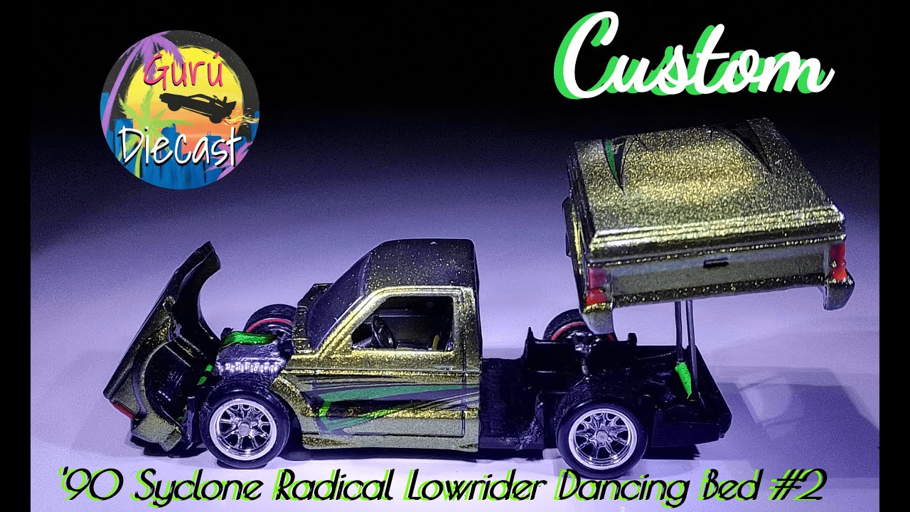 #diy Custom Hotwheels 90 Syclone Radical Lowrider Dancing Bed #2
