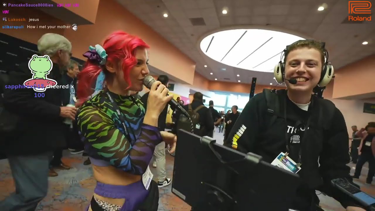 ARI AT HOME x THUG SHELLS Insane FREESTYLE | Live at NAMM 2025
