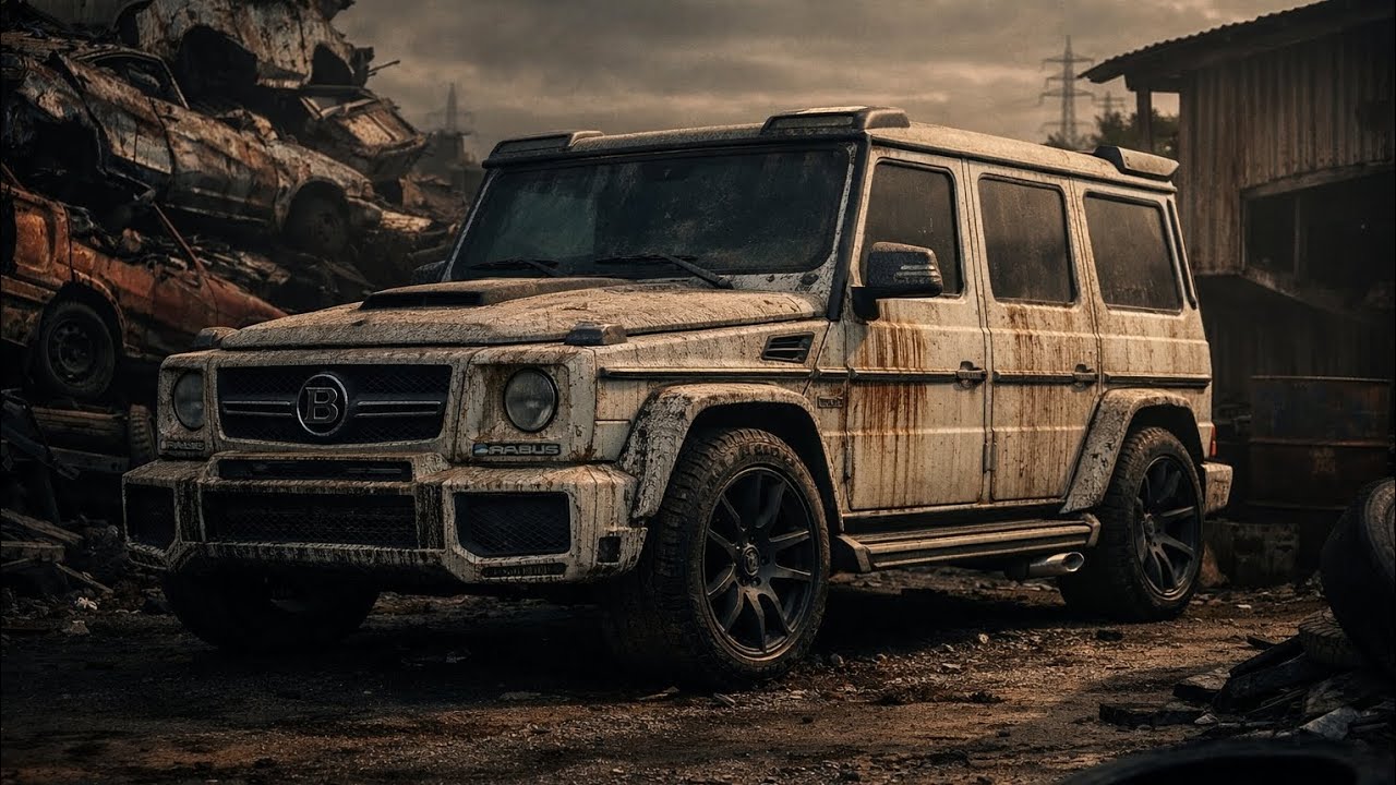 ASMR Car Restoration | We bought this abandoned 2018 White Brabus G-Class for just $3,000