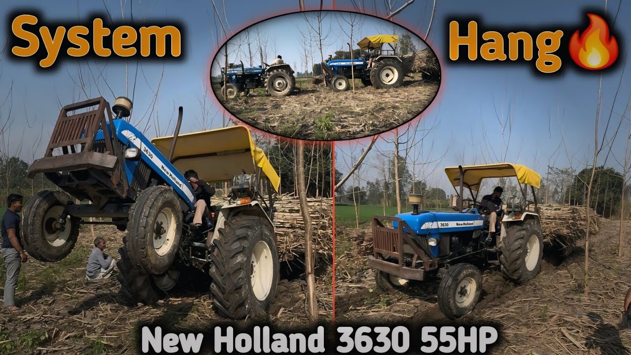 NewHolland 3630 Stuck on Triplar🔥😱😵‍💫😵‍💫 || आज अपना ट्रेक्टर अटक गया😵‍💫🥵🥵🥵🥵🥵🥵🥵🥵🥵🥵