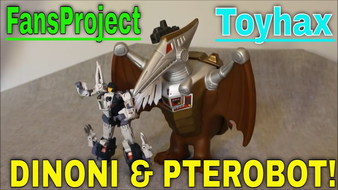 FansProject Dinoni ( 3P Yokuryu/Wildfly) & Pterobot with Toyhax - GotBot True Review NUMBER 881