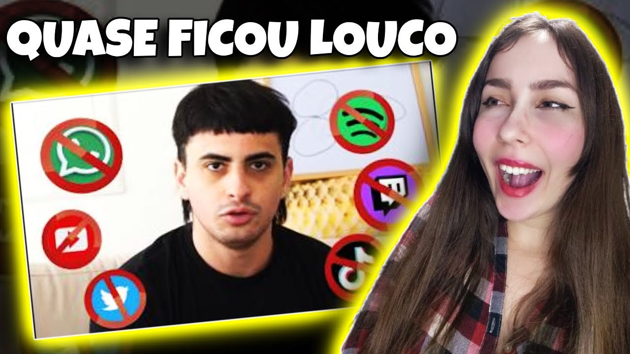orochinho passando 30 dias sem internet