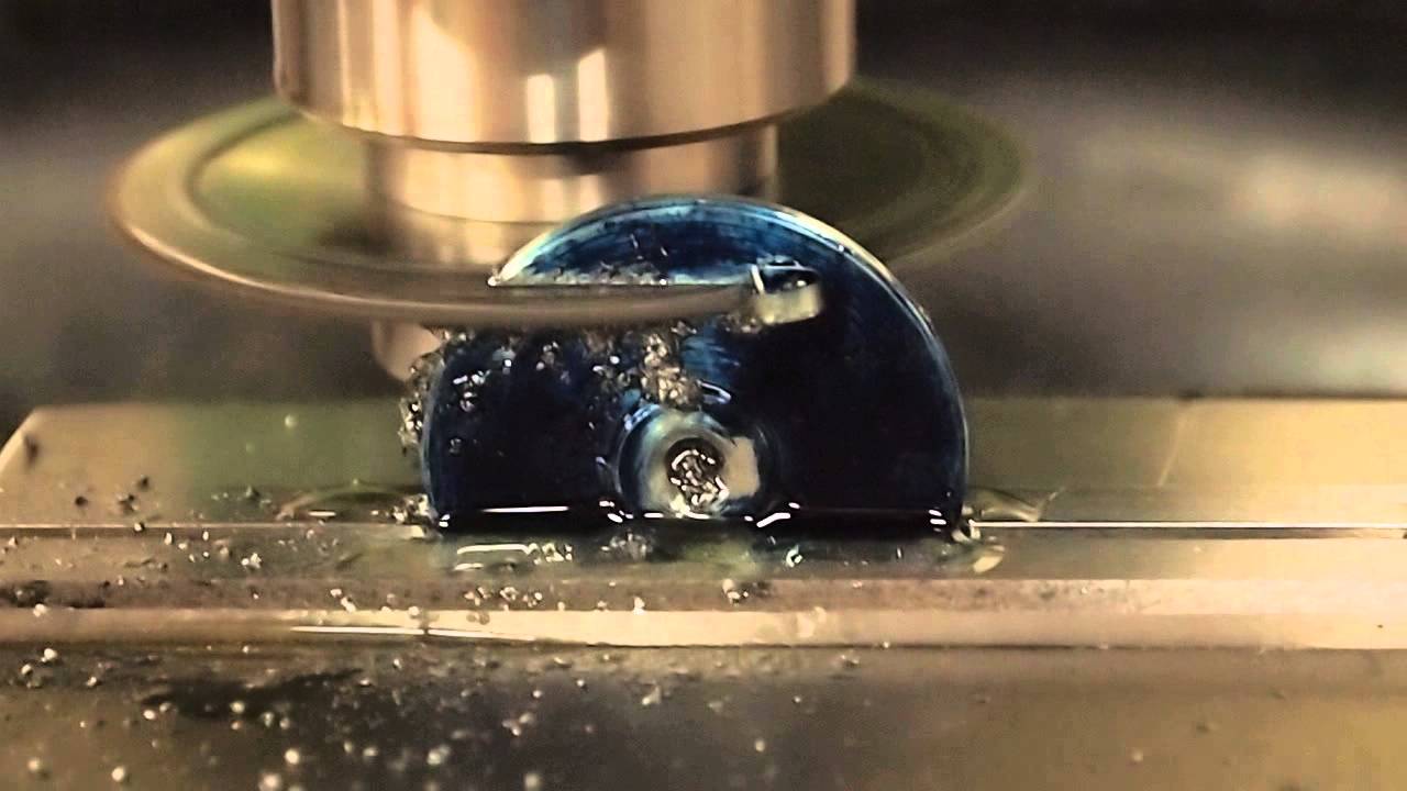 Slitting Saw using powerfeed