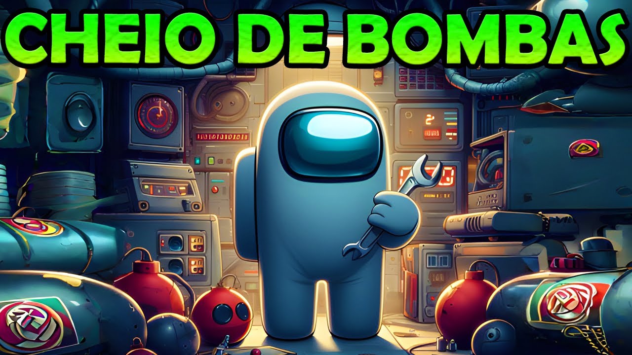 Coloquei 10000 BOMBAS nas TAREFAS de SABOTA-TAREFAS no Among Us Mod
