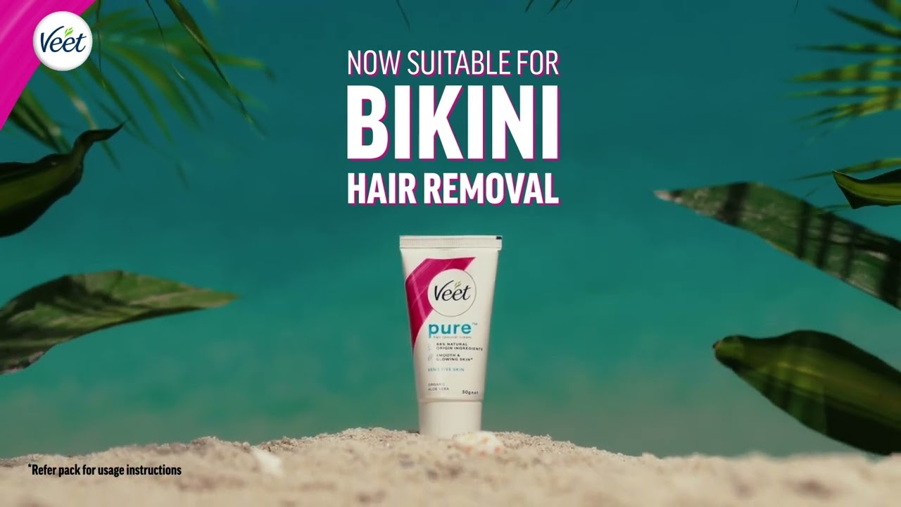 Smooth Moves Only! Veet Pure Now Suitable for Full Bikini 💖🎵