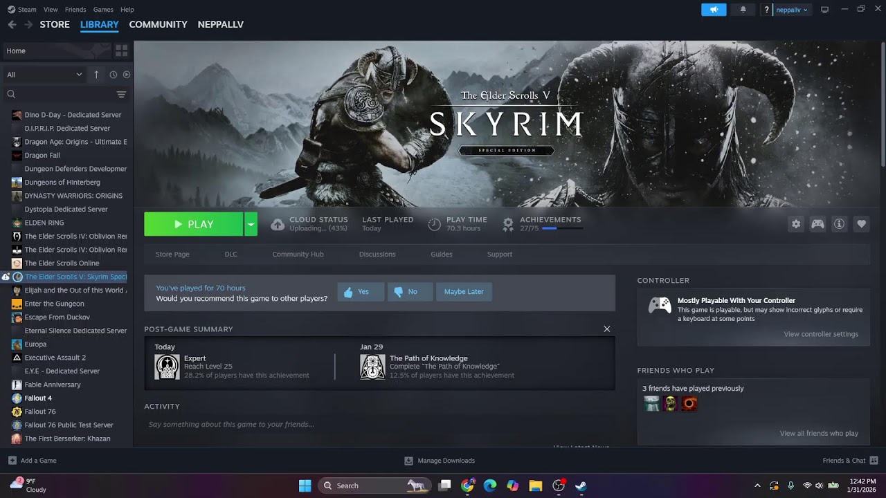 Making Progress in Dragonborn DLC | Skyrim Live