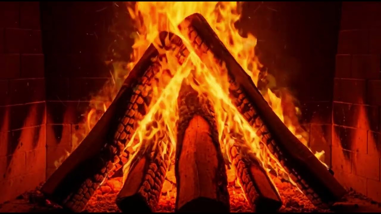 Cozy Fireplace Fire – Warm & Relaxing Ambience