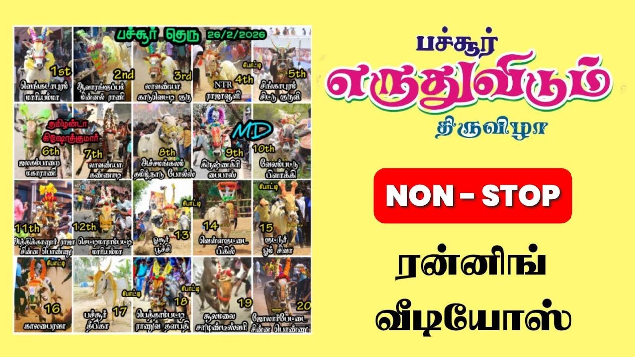 பச்சூர் எருதுகட்டு 2026 | Patchur Running Video 2026 #patchur #eruthukattu #2026 