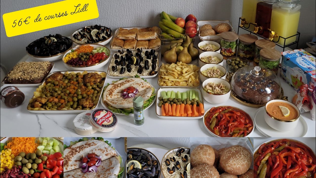 Batch-cooking meal prep &agrave; 56&euro; Lidl/42 Repas, go&ucirc;ter et dessert petit budget &agrave; congeler/10&euro; personne