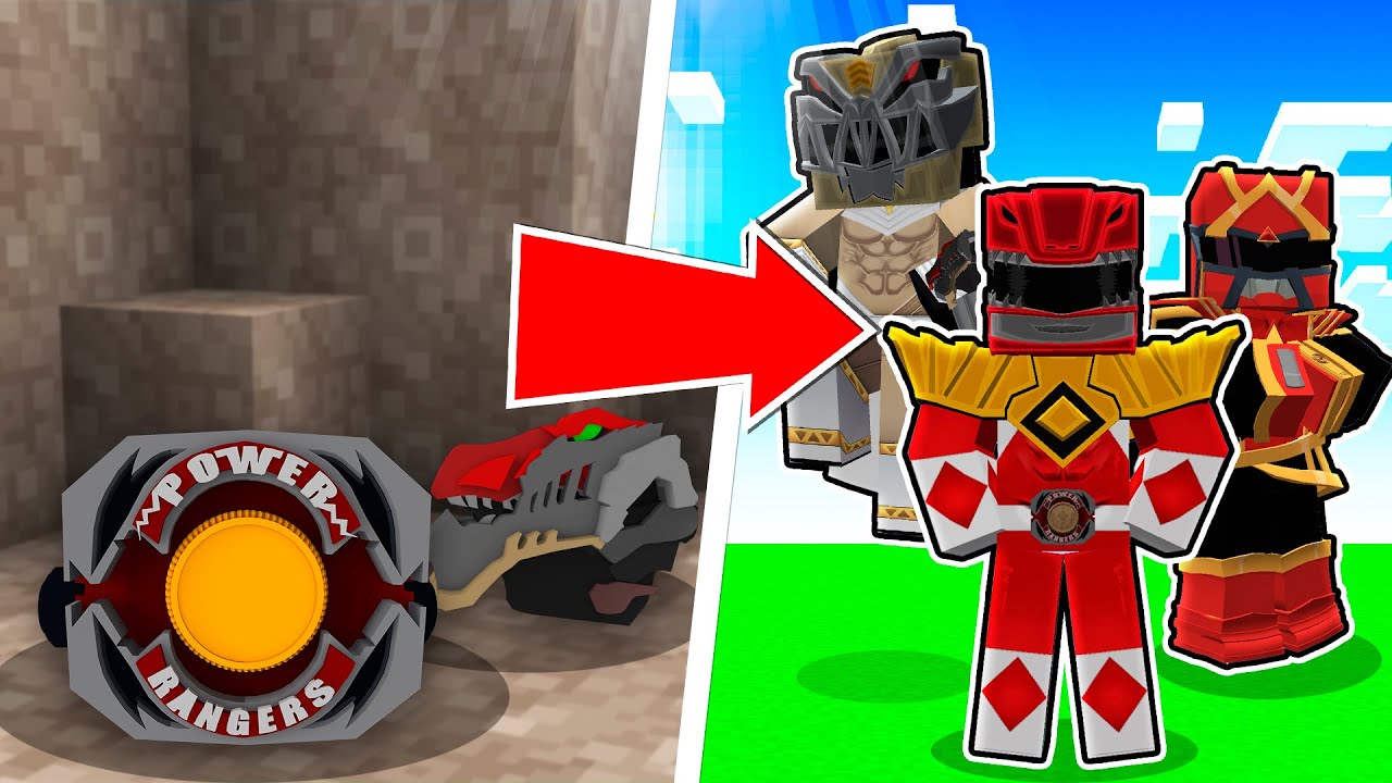 Criei um MORFADOR dos POWER RANGERS que funciona de VERDADE no Minecraft!