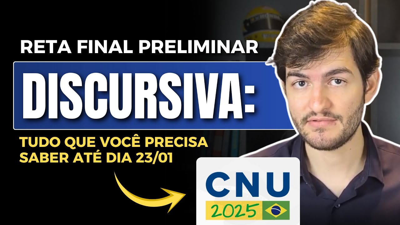 CNU 2025 DISCURSIVA: DIA 23 CHEGA A NOTA QUE DECIDE SUA CLASSIFICAÇÃO