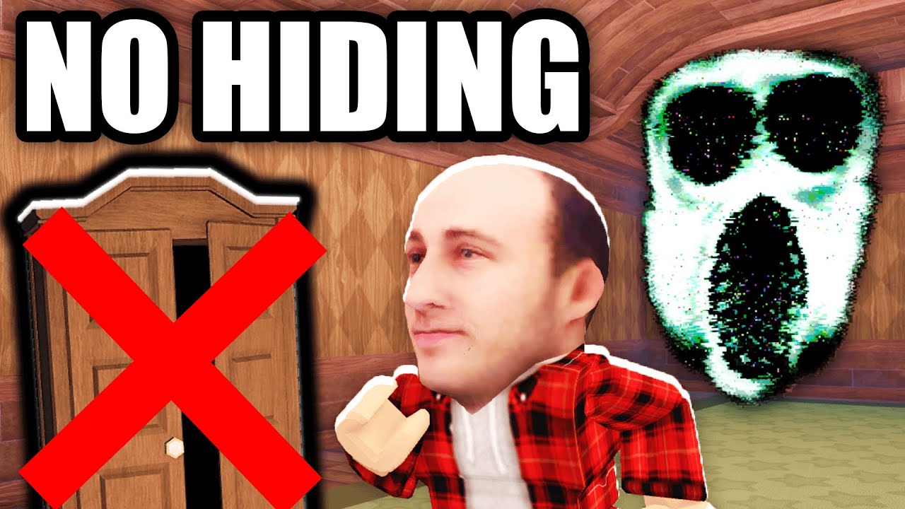 DOORS No Hiding Challenge... (No Closets/Beds)