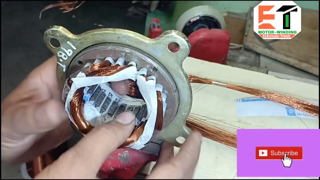 High speed ap fan motor winding with connection diagram 100% detail (part 2)