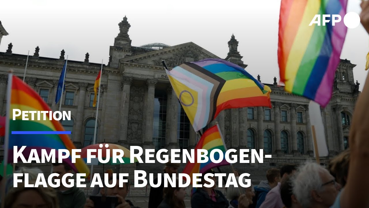 Petition setzt sich f&uuml;r Regenbogenflagge auf Bundestag ein | AFP